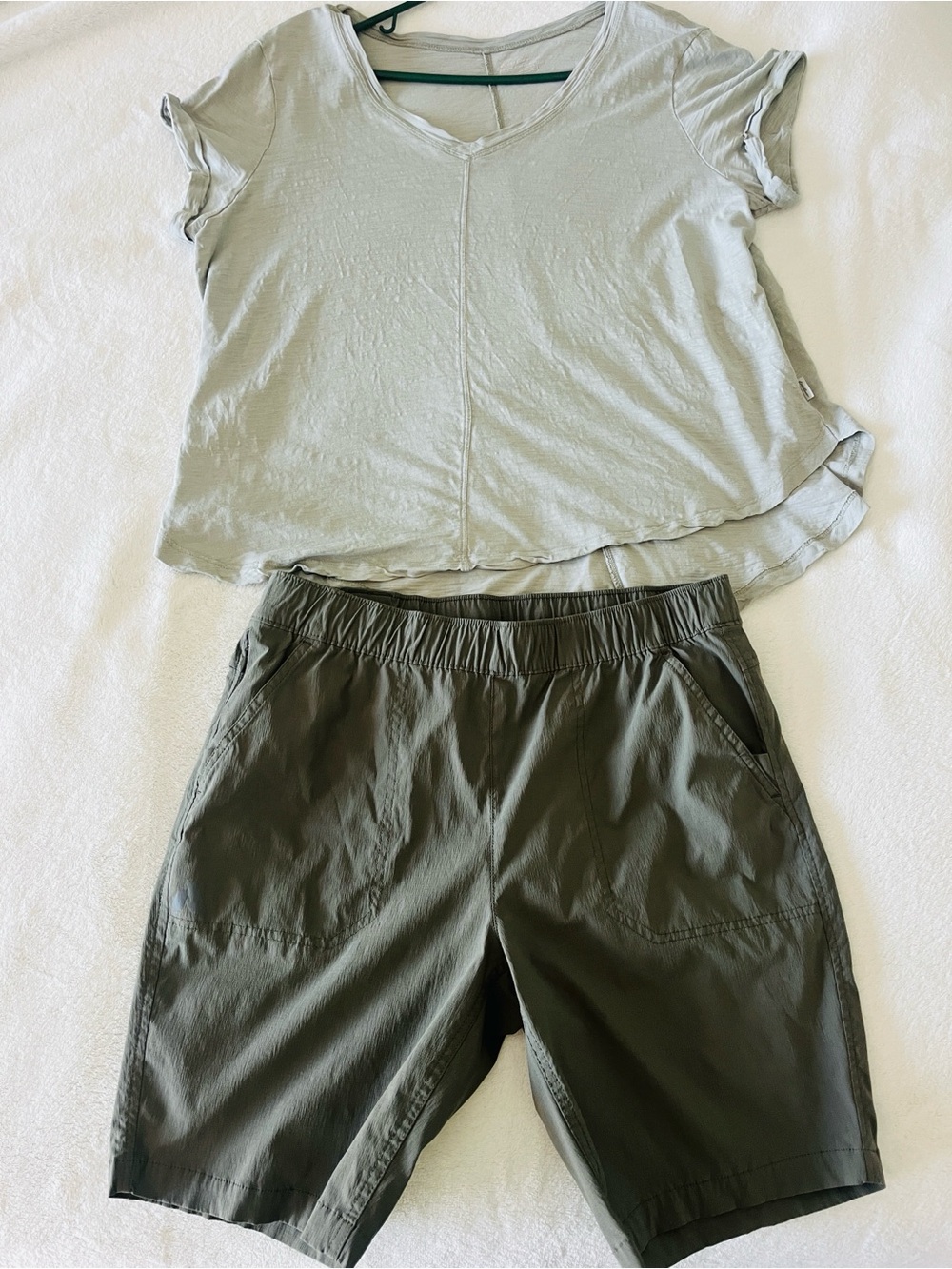 Eddie Bauer Hiking Shorts and Tee